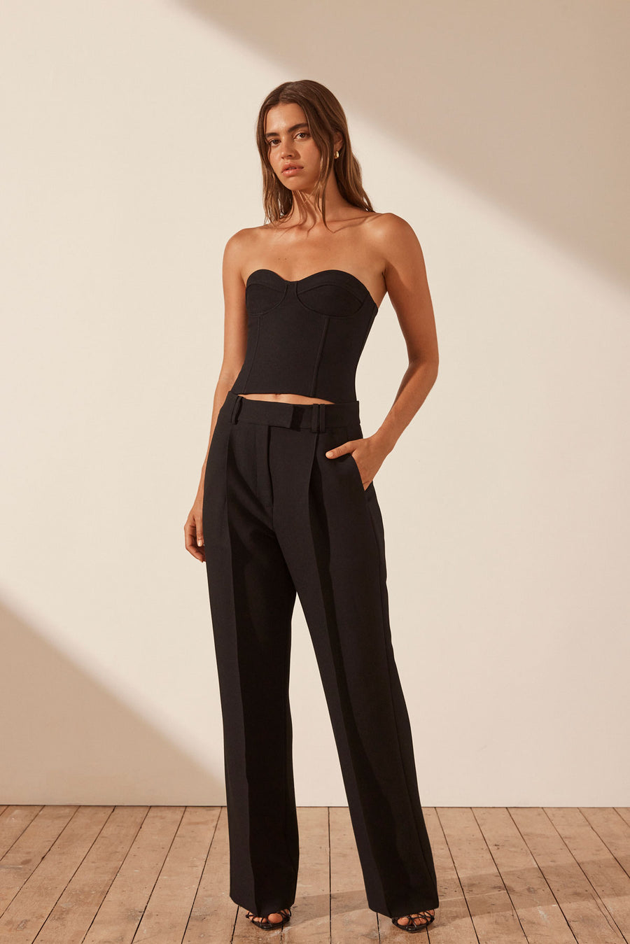 Shona Joy Irena Low Rise Slouch Pant