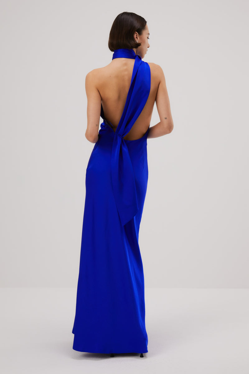 Misha Alastair Satin Gown