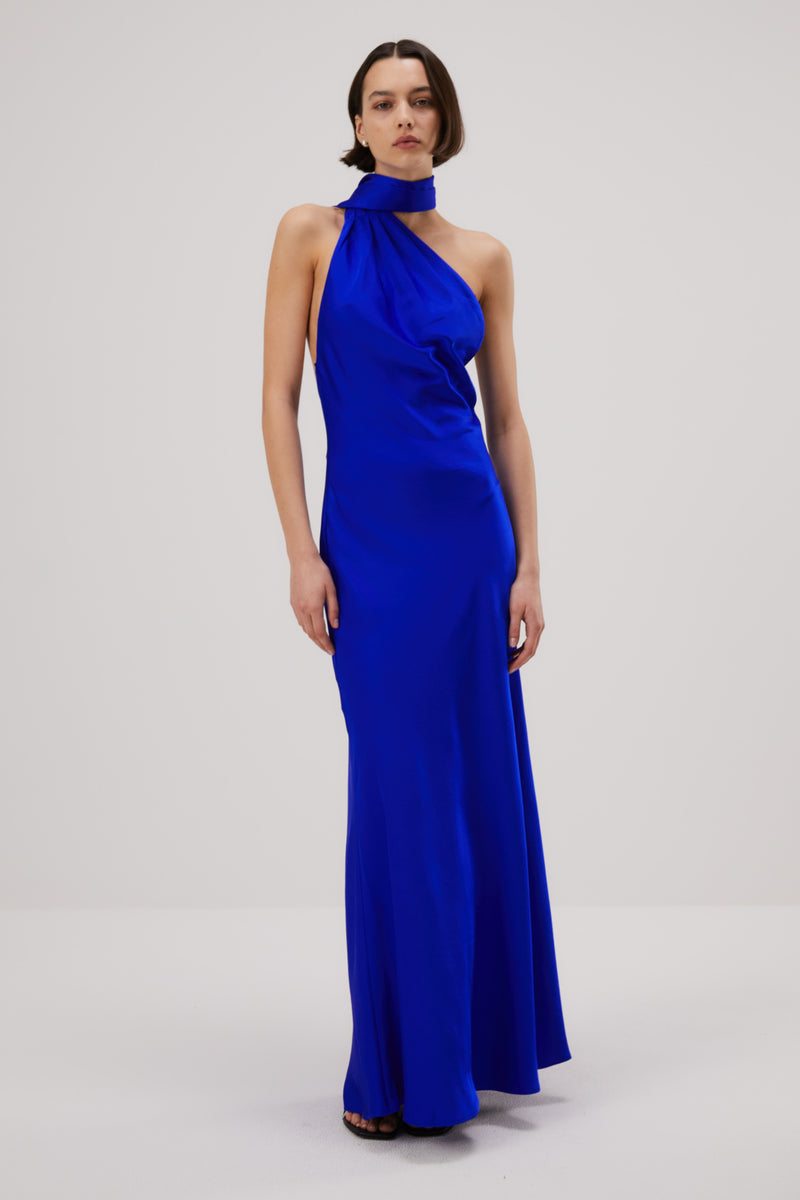 Misha Alastair Satin Gown